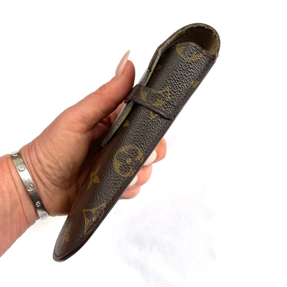 Authentic Vintage Louis Vuitton Monogram Etui a Lunettes Rabat Glasses Case - Picture 6 of 14